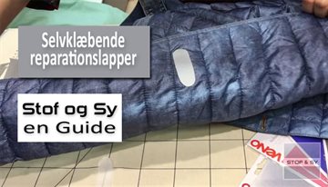 Lap med selvklæbende reparationslapper - en Stof og Sy guide